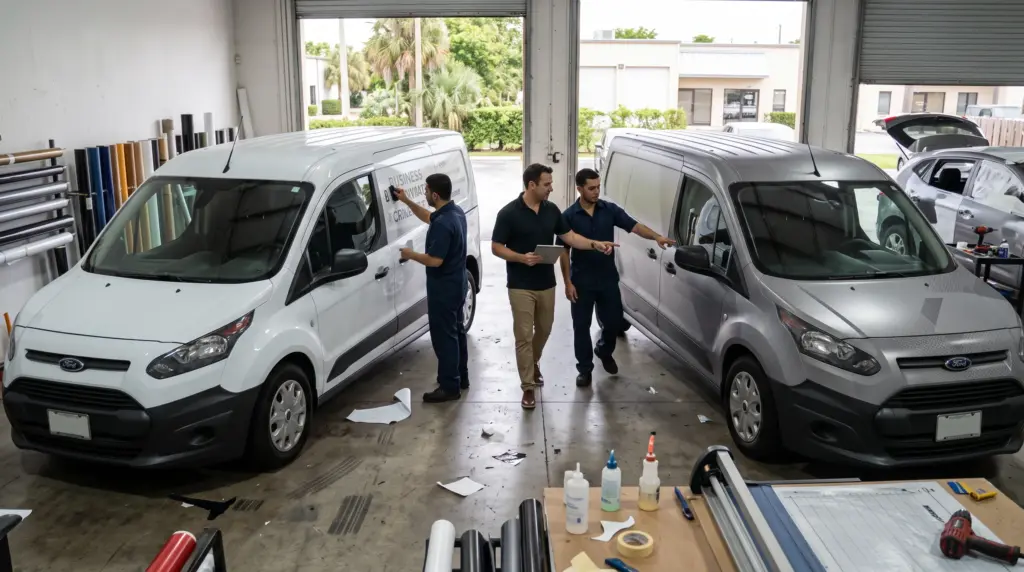 Vehicle Lettering vs Full Commercial Wrap: Which Fits Your Business? 1 Vehicle Lettering vs Full Commercial Wrap: Which Fits Your Business? kHm7tMT9HVL BZbGP0m1 DgdwqIj3